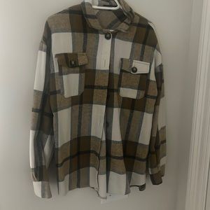 Tan Plaid Flannel